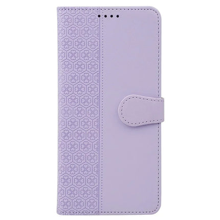 For Samsung Galaxy S23 Ultra Case Magnetic Clasp Four Leaf Clover Leather Phone Cover
