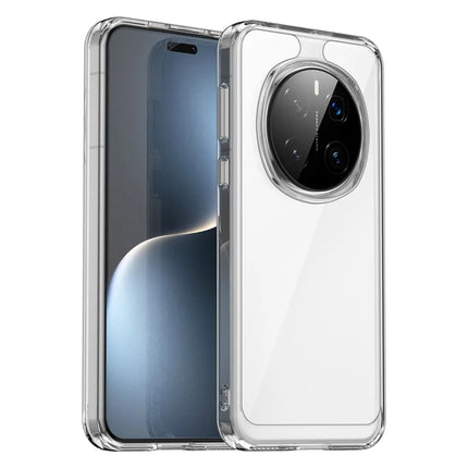 WANLONFENG MF Series for Honor Magic7 Pro 5G Case TPU Acrylic Clear Phone Cover with Tempered Glass Film