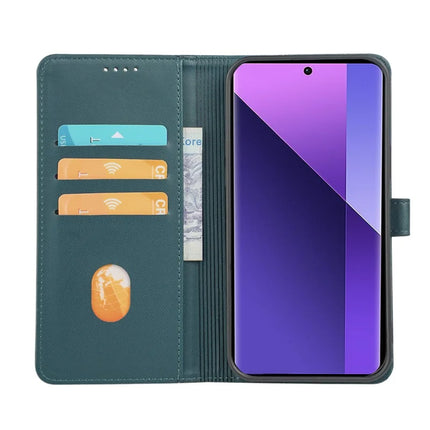 For Google Pixel 9 Pro XL Case Magnetic Clasp Four Leaf Clover Leather Phone Cover