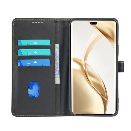 For Honor 200 Pro 5G Case Magnetic Clasp Four Leaf Clover Leather Phone Cover