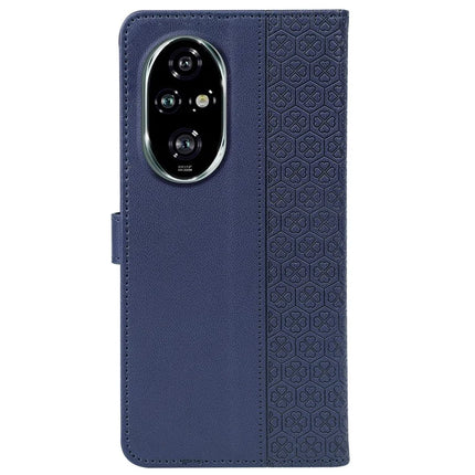 For Honor 200 Pro 5G Case Magnetic Clasp Four Leaf Clover Leather Phone Cover