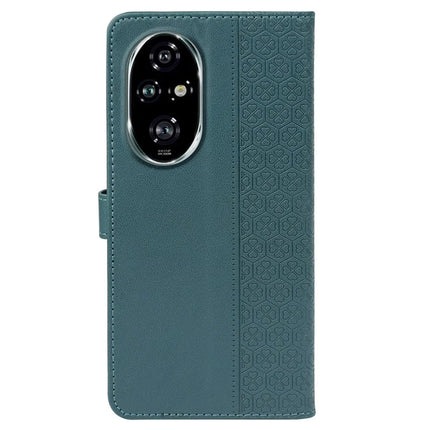 For Honor 200 Pro 5G Case Magnetic Clasp Four Leaf Clover Leather Phone Cover