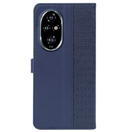 For Honor 200 5G Case Magnetic Clasp Four Leaf Clover Leather Phone Cover