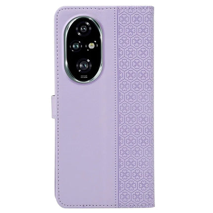For Honor 200 5G Case Magnetic Clasp Four Leaf Clover Leather Phone Cover