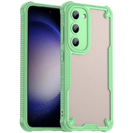 WANLONFENG MFFJ Series For Samsung Galaxy S23 Case Anti Drop TPU + Acrylic Phone Back Cover with Screen Film