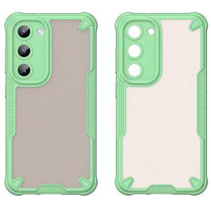 WANLONFENG MFFJ Series For Samsung Galaxy S23 Case Anti Drop TPU + Acrylic Phone Back Cover with Screen Film