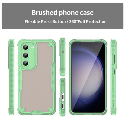 WANLONFENG MFFJ Series For Samsung Galaxy S23 Case Anti Drop TPU + Acrylic Phone Back Cover with Screen Film