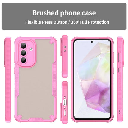 WANLONFENG MFFJ Series For Samsung Galaxy A36 5G Case Anti Drop TPU + Acrylic Phone Back Cover with Screen Film