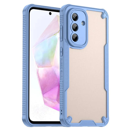 WANLONFENG MFFJ Series For Samsung Galaxy A36 5G Case Anti Drop TPU + Acrylic Phone Back Cover with Screen Film