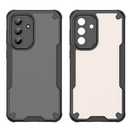 WANLONFENG MFFJ Series For Samsung Galaxy A36 5G Case Anti Drop TPU + Acrylic Phone Back Cover with Screen Film