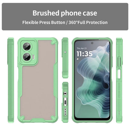 WANLONFENG MFFJ Series For Motorola Moto G35 5G Case Anti Drop TPU + Acrylic Phone Back Cover with Screen Film