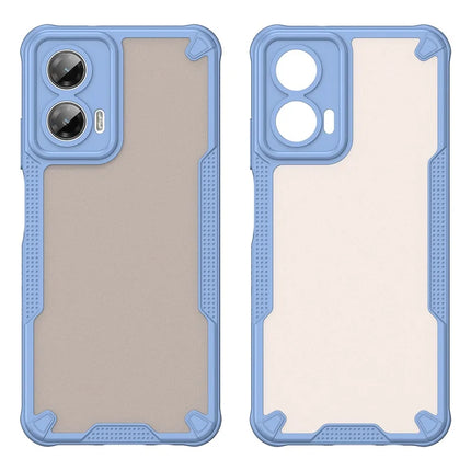 WANLONFENG MFFJ Series For Motorola Moto G35 5G Case Anti Drop TPU + Acrylic Phone Back Cover with Screen Film