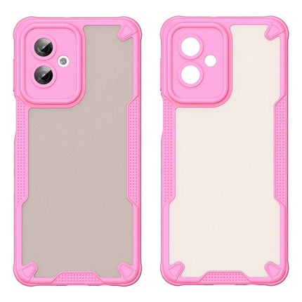 WANLONFENG MFFJ Series For Motorola Moto G55 5G Case Anti Drop TPU + Acrylic Phone Back Cover with Screen Film