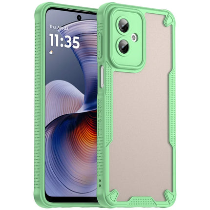 WANLONFENG MFFJ Series For Motorola Moto G55 5G Case Anti Drop TPU + Acrylic Phone Back Cover with Screen Film
