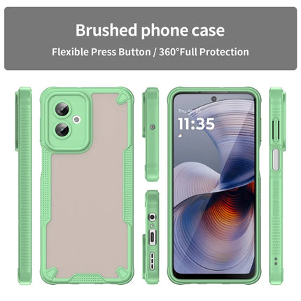 WANLONFENG MFFJ Series For Motorola Moto G55 5G Case Anti Drop TPU + Acrylic Phone Back Cover with Screen Film