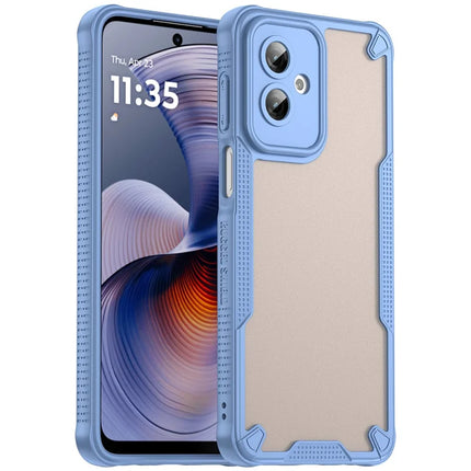 WANLONFENG MFFJ Series For Motorola Moto G55 5G Case Anti Drop TPU + Acrylic Phone Back Cover with Screen Film