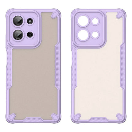 WANLONFENG MFFJ Series For Motorola Moto G75 5G Case Anti Drop TPU + Acrylic Phone Back Cover with Screen Film