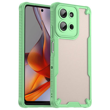 WANLONFENG MFFJ Series For Motorola Moto G75 5G Case Anti Drop TPU + Acrylic Phone Back Cover with Screen Film