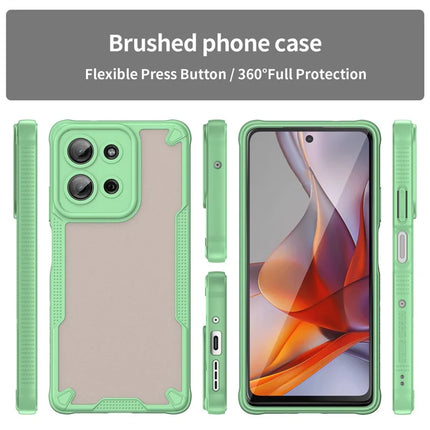 WANLONFENG MFFJ Series For Motorola Moto G75 5G Case Anti Drop TPU + Acrylic Phone Back Cover with Screen Film