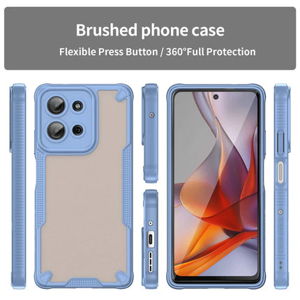 WANLONFENG MFFJ Series For Motorola Moto G75 5G Case Anti Drop TPU + Acrylic Phone Back Cover with Screen Film