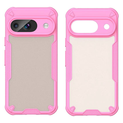 WANLONFENG MFFJ Series For Google Pixel 9 Case Anti Drop TPU + Acrylic Phone Back Cover with Screen Film
