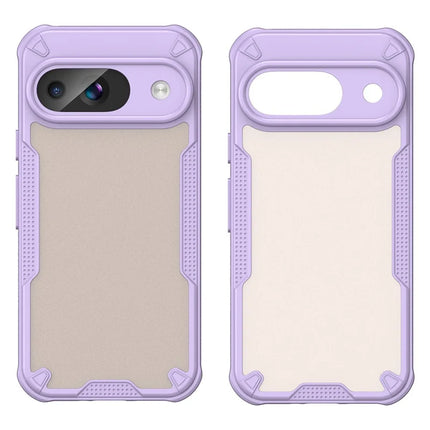WANLONFENG MFFJ Series For Google Pixel 9 Case Anti Drop TPU + Acrylic Phone Back Cover with Screen Film