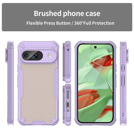 WANLONFENG MFFJ Series For Google Pixel 9 Case Anti Drop TPU + Acrylic Phone Back Cover with Screen Film