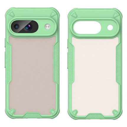 WANLONFENG MFFJ Series For Google Pixel 9 Case Anti Drop TPU + Acrylic Phone Back Cover with Screen Film