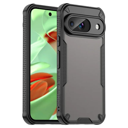 WANLONFENG MFFJ Series For Google Pixel 9 Case Anti Drop TPU + Acrylic Phone Back Cover with Screen Film