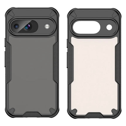 WANLONFENG MFFJ Series For Google Pixel 9 Case Anti Drop TPU + Acrylic Phone Back Cover with Screen Film