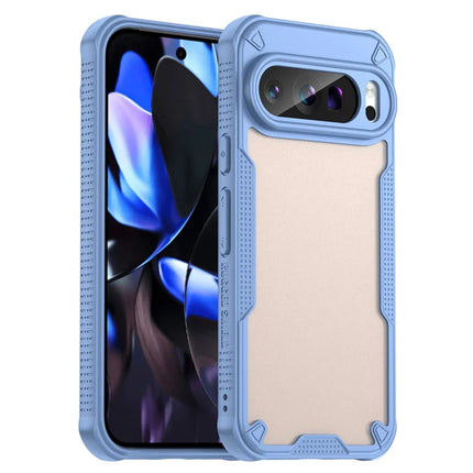 WANLONFENG MFFJ Series For Google Pixel 9 Pro Case Anti Drop TPU + Acrylic Phone Back Cover with Screen Film