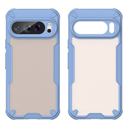 WANLONFENG MFFJ Series For Google Pixel 9 Pro Case Anti Drop TPU + Acrylic Phone Back Cover with Screen Film