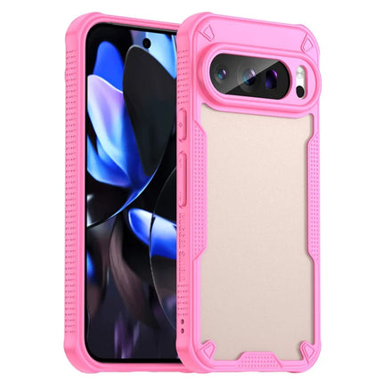 WANLONFENG MFFJ Series For Google Pixel 9 Pro XL Case Anti Drop TPU + Acrylic Phone Back Cover with Screen Film