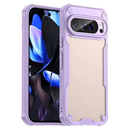 WANLONFENG MFFJ Series For Google Pixel 9 Pro XL Case Anti Drop TPU + Acrylic Phone Back Cover with Screen Film