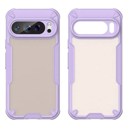 WANLONFENG MFFJ Series For Google Pixel 9 Pro XL Case Anti Drop TPU + Acrylic Phone Back Cover with Screen Film