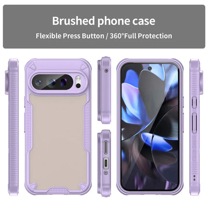WANLONFENG MFFJ Series For Google Pixel 9 Pro XL Case Anti Drop TPU + Acrylic Phone Back Cover with Screen Film