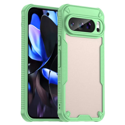 WANLONFENG MFFJ Series For Google Pixel 9 Pro XL Case Anti Drop TPU + Acrylic Phone Back Cover with Screen Film
