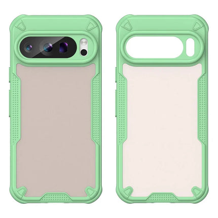 WANLONFENG MFFJ Series For Google Pixel 9 Pro XL Case Anti Drop TPU + Acrylic Phone Back Cover with Screen Film