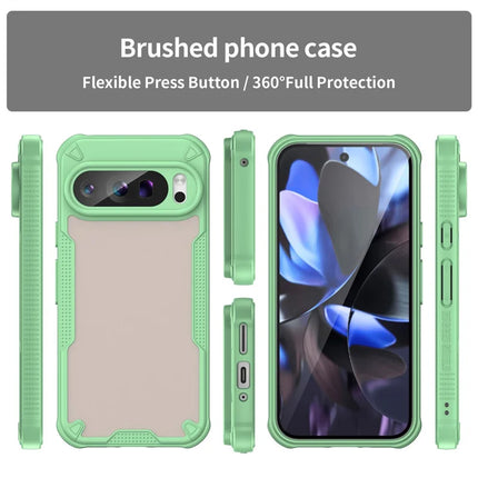 WANLONFENG MFFJ Series For Google Pixel 9 Pro XL Case Anti Drop TPU + Acrylic Phone Back Cover with Screen Film