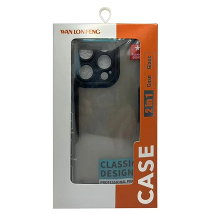 WANLONFENG MFFJ Series For Google Pixel 9 Pro XL Case Anti Drop TPU + Acrylic Phone Back Cover with Screen Film