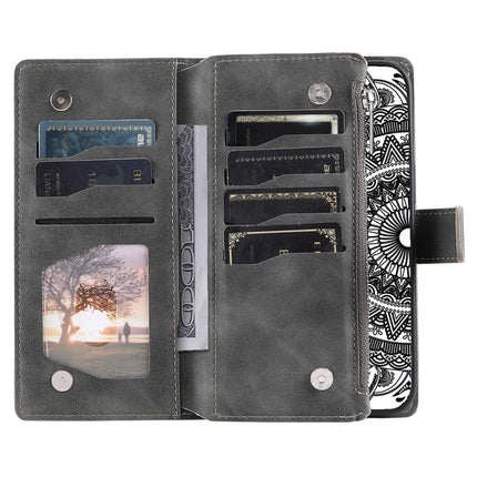 Style 006 For Samsung Galaxy A26 5G Wallet Case PU Leather Phone Cover Mandala Flower Pattern