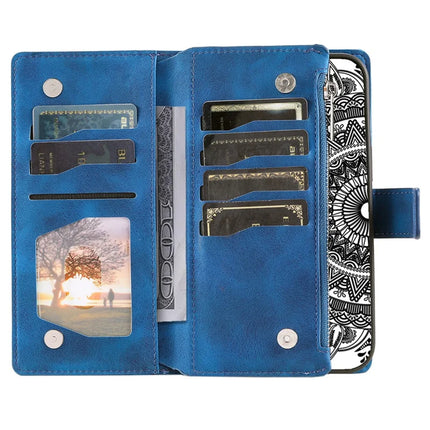 Style 006 For Samsung Galaxy A26 5G Wallet Case PU Leather Phone Cover Mandala Flower Pattern