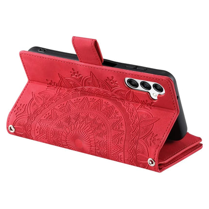 Style 006 For Samsung Galaxy A26 5G Wallet Case PU Leather Phone Cover Mandala Flower Pattern
