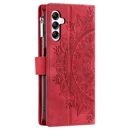 Style 006 For Samsung Galaxy A26 5G Wallet Case PU Leather Phone Cover Mandala Flower Pattern