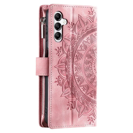 Style 006 For Samsung Galaxy A26 5G Wallet Case PU Leather Phone Cover Mandala Flower Pattern