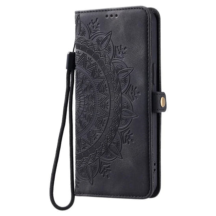 Style 016 For Samsung Galaxy A26 5G Case Skin Feel Totem Imprinted Wallet Leather Phone Cover