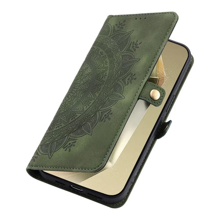 Style 016 For Samsung Galaxy A26 5G Case Skin Feel Totem Imprinted Wallet Leather Phone Cover