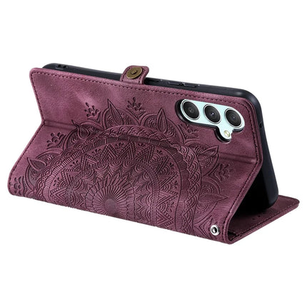 Style 016 For Samsung Galaxy A26 5G Case Skin Feel Totem Imprinted Wallet Leather Phone Cover