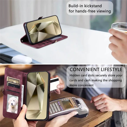 Style 016 For Samsung Galaxy A26 5G Case Skin Feel Totem Imprinted Wallet Leather Phone Cover