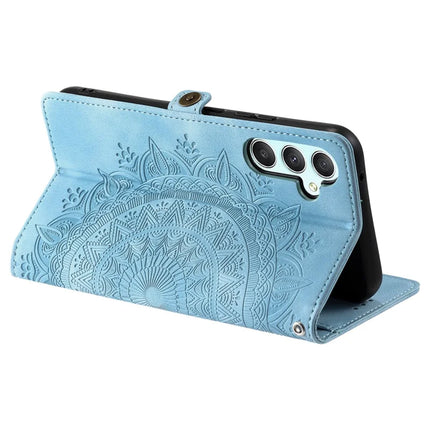 Style 016 For Samsung Galaxy A26 5G Case Skin Feel Totem Imprinted Wallet Leather Phone Cover